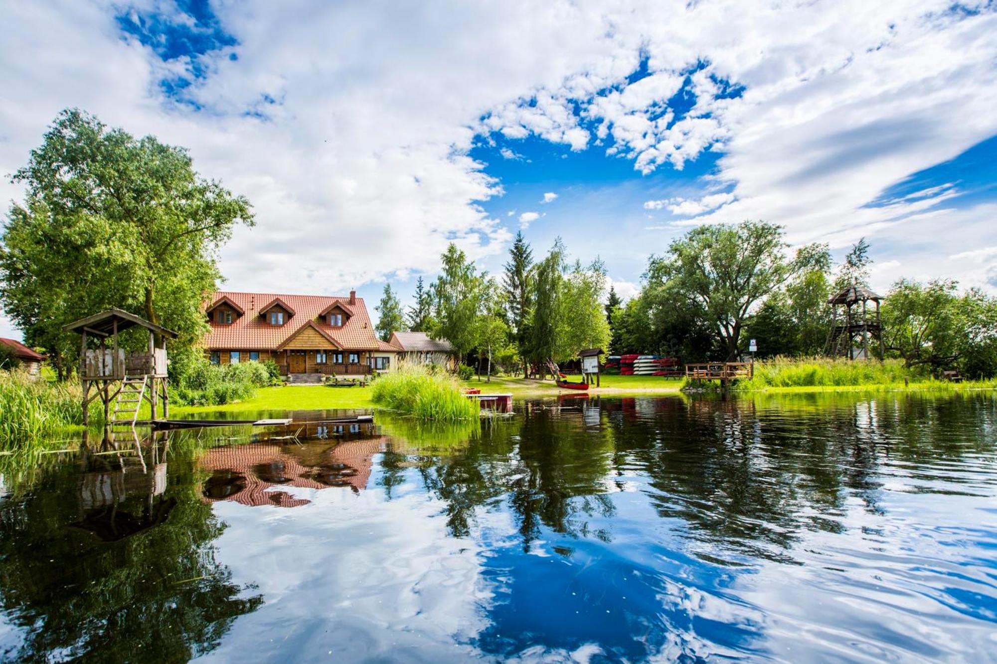 Вилла Dolina Biebrzy - Osrodek Agroturystyczny Wrocen Экстерьер фото